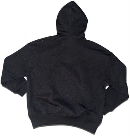 Luxury Collective Oversized Heavyweight Rhinestone Hoodie