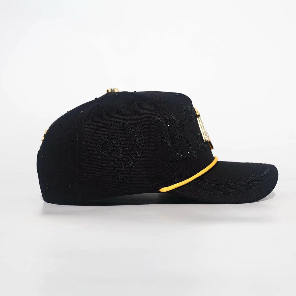 LA Rams Gold Rhinestone Hat (Pre-Order)